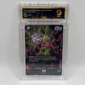 2024 DBS FUSION WORLD CELL #FB02-084 Graded 9 Mint Dragon Ball Z Foil Super Rare